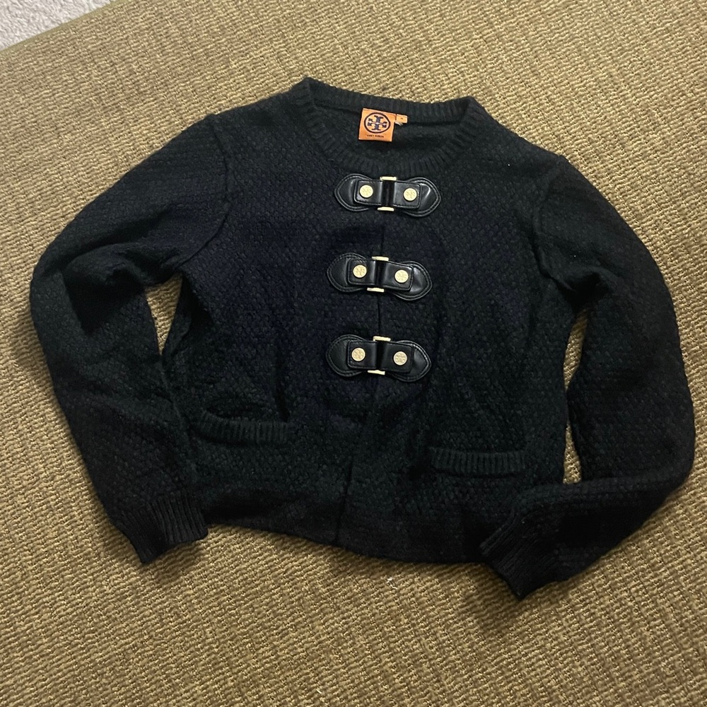 Tory Burch Navy Knit Sweater